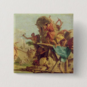 Das Gebäude des Trojan Horse, c.1760 Button