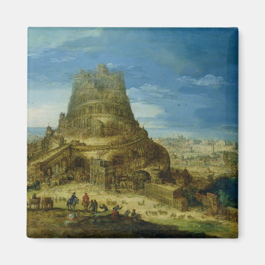 Das Gebäude des Turms von Babel Magnet (Vorne)