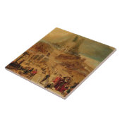 Das Gebäude des Turms von Babel (Platte) Fliese (Seite)