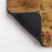Das Gebäude des Turms von Babel (Platte) Mousepad (Ecke)