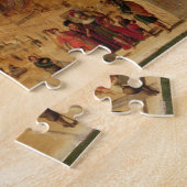 Das Gebäude des Turms von Babel (Platte) Puzzle (Seite)