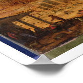 Das Gebäude des Turms von Babel (Tafel) Poster (Ecke)