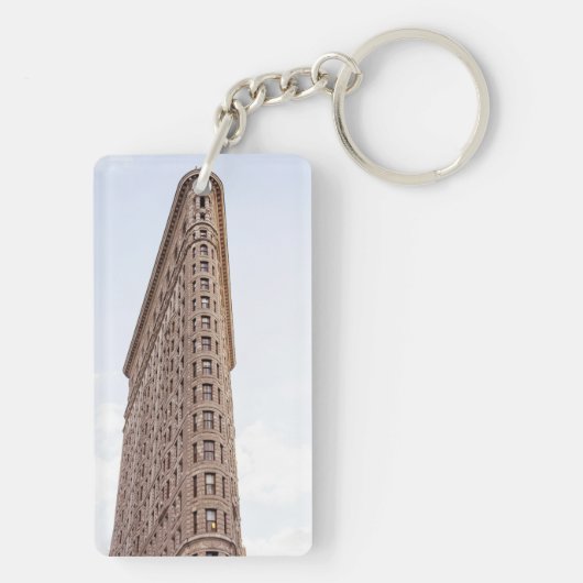 Das Gebäude Flatiron Schlüsselanhänger (Rückseite)