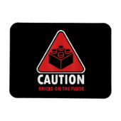 Das Gebäude "Funny Warning Caution" blockiert Stei Magnet (Horizontal)