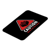 Das Gebäude "Funny Warning Caution" blockiert Stei Magnet (Linke Seite)