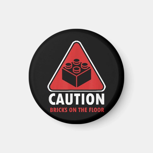 Das Gebäude "Funny Warning Caution" blockiert Stei Magnet (Vorne)