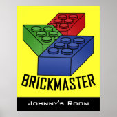 Das Gebäude von Kindern blockiert das Plakat (Vorne)