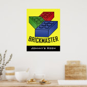 Das Gebäude von Kindern blockiert das Plakat (Küche)