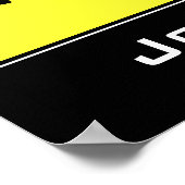 Das Gebäude von Kindern blockiert das Plakat (Ecke)