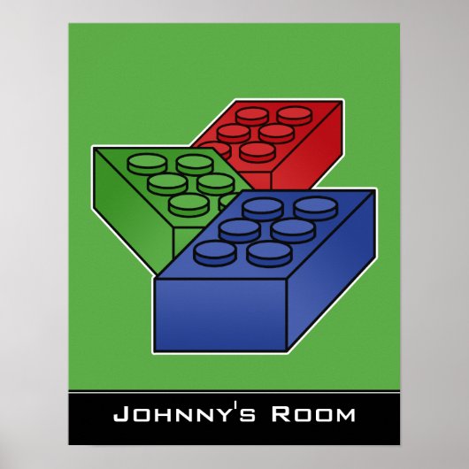 Das Gebäude von Kindern blockiert das Plakat (Vorne)