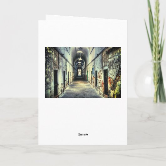 Das Gebäude wird nie als Alleinstraßenkunst entlas Karte (Rückseite)