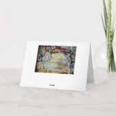 Das Gebäude wird nie als Alleinstraßenkunst entlas Karte (Rückseite)