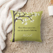 Das gebende Baum-Wurfs-Kissen Kissen (Decke)