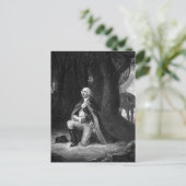 Das Gebet bei Valley Forge. Gen_War Image Postkarte (Stehend Vorderseite)