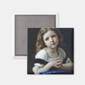 Das Gebet, Bouguereau Magnet (Vorderseite/Rückseite)