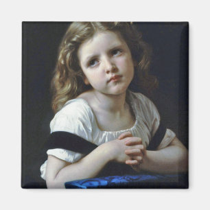 Das Gebet, Bouguereau Magnet