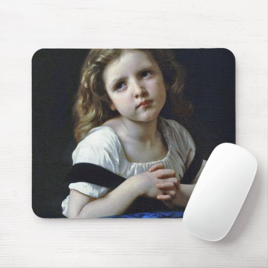 Das Gebet, Bouguereau Mousepad (Mit Mouse)