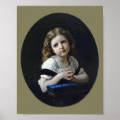 Das Gebet, Bouguereau Poster (Vorne)