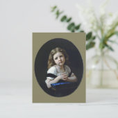 Das Gebet, Bouguereau Postkarte (Stehend Vorderseite)