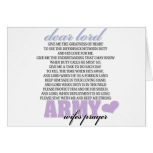 Das Gebet der Armee-Ehefrau
