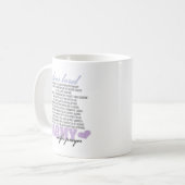 Das Gebet der Armee-Ehefrau Kaffeetasse (Vorderseite Links)