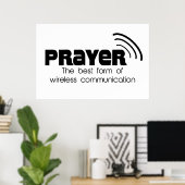 Das Gebet der besten Form des Kommunikationspaters Poster (Heimbüro)