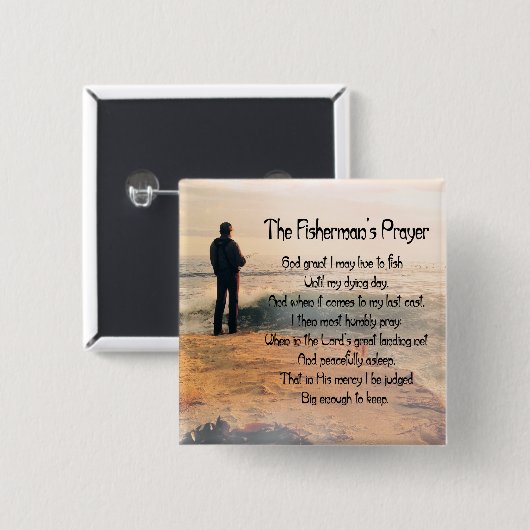 Das Gebet der Fischer Button (Vorne & Hinten)