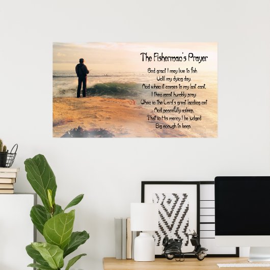 Das Gebet der Fischer Poster (Heimbüro)