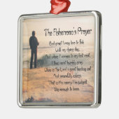 Das Gebet der Fischer Silbernes Ornament (Links)