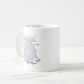 Das Gebet der Marine-Ehefrau Kaffeetasse (Vorderseite Links)
