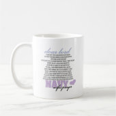Das Gebet der Marine-Ehefrau Kaffeetasse (Links)