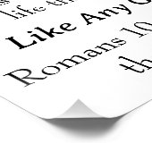 Das Gebet der Römer Poster (Ecke)