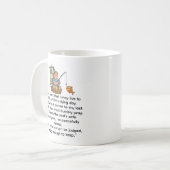 Das Gebet des Fischers Kaffeetasse (Vorderseite Links)