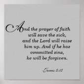 Das Gebet des Glaubens Poster (Vorne)