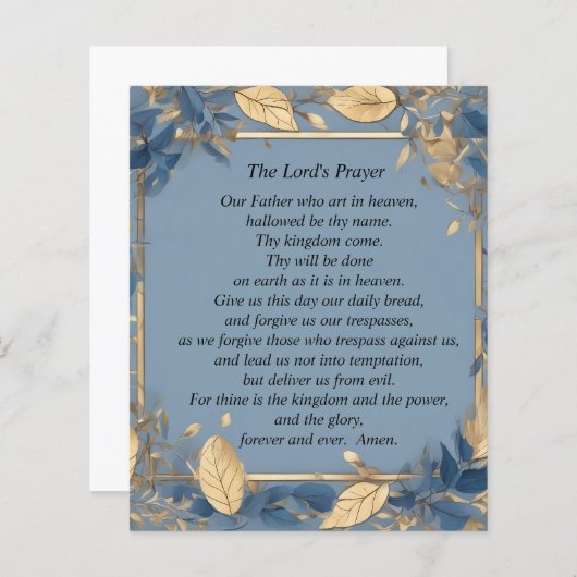 Das Gebet des Herrn (Vorne/Hinten)