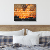 Das Gebet des Herrn auf einem schönen Sonnenunterg Leinwanddruck (Insitu (Schlafzimmer))