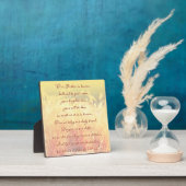 Das Gebet des Herrn Fotoplatte (InSitu)