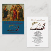 Das Gebet des Herrn - Gebetskarte (flach) Visitenkarte (Vorne/Hinten)