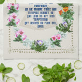 Das Gebet des Herrn Geschirrtuch (Gefaltet)