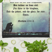 Das Gebet des Herrn Geschirrtuch (Gefaltet)