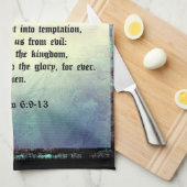 Das Gebet des Herrn Geschirrtuch (Viertel Falte)