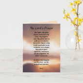 Das Gebet des Herrn Karte (Gelbe Blume)