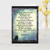 Das Gebet des Herrn Karte (Gelbe Blume)