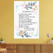 Das Gebet des Herrn Leinwanddruck (Insitu (Wohnzimmer))