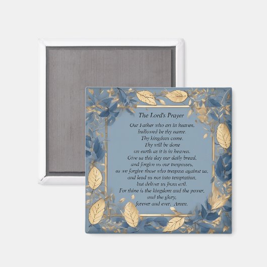 Das Gebet des Herrn Magnet (Vorderseite/Rückseite)