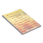 Das Gebet des Herrn Notizblock (Rechte Seite)