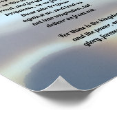 Das Gebet des Herrn Poster (Ecke)