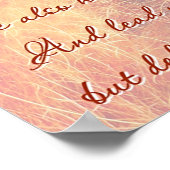 Das Gebet des Herrn Poster (Ecke)