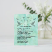 Das Gebet des Herrn Postkarte (Stehend Vorderseite)