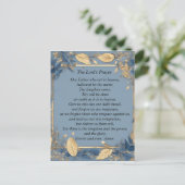 Das Gebet des Herrn Postkarte (Stehend Vorderseite)